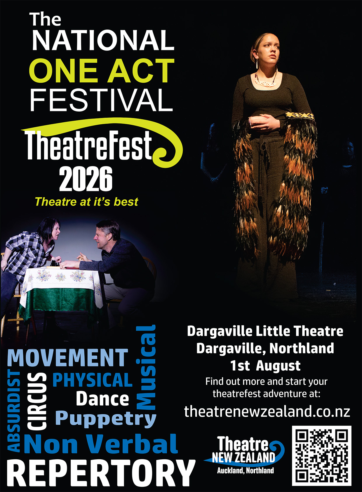 2026 04 Theatrefest poster Dargaville