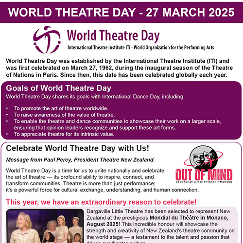 World Theatre Day logo